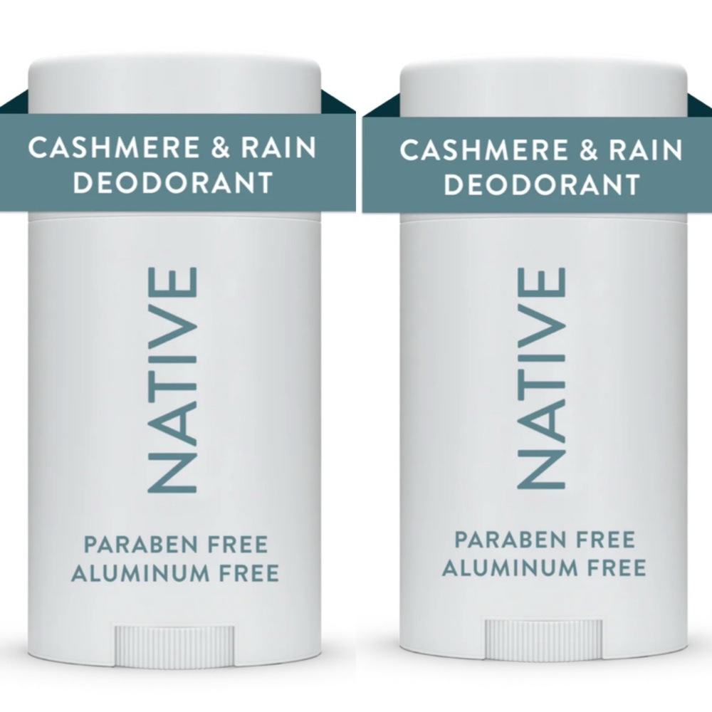 2for1 NATIVE Deodorant Cashmere & Rain aluminum free